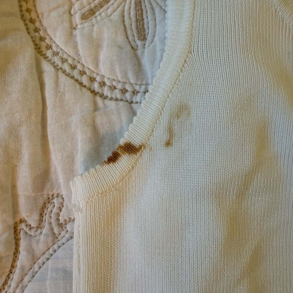 Embellished White Tank Top - Picture 10 of 11